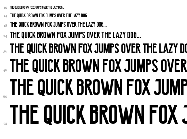Avenged For Yourself font waterfall